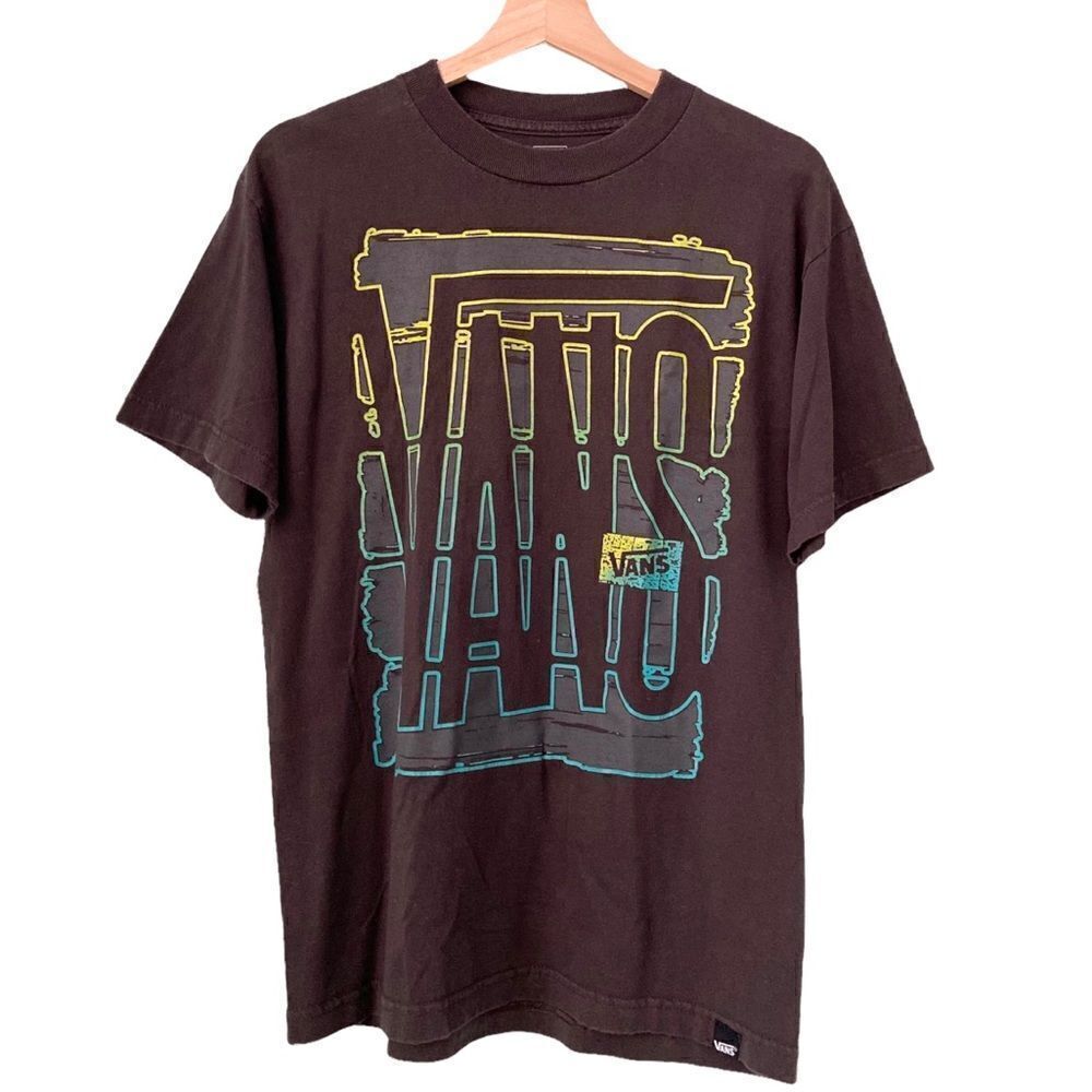 Vans Graphic Short Sleeve Black Tee in Men's Size Medium